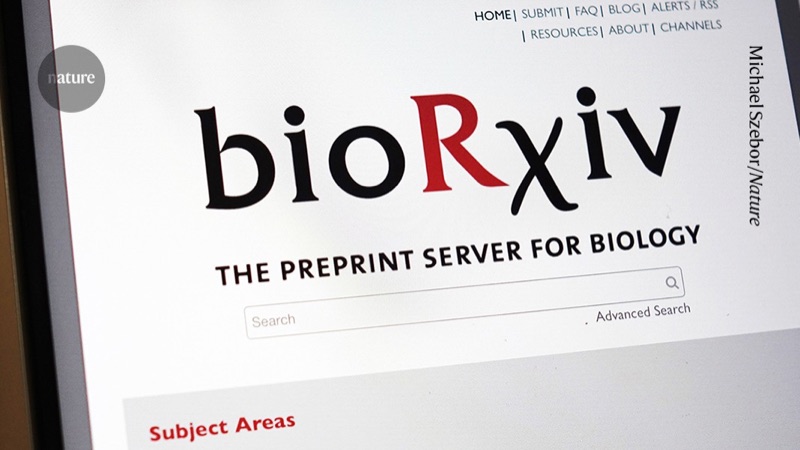 Nature News preview: analysis of 70,000 preprints